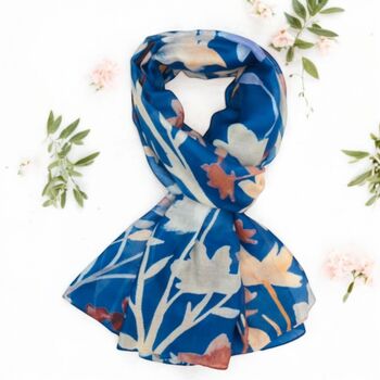 Watercolour Floral Scarf, 9 of 9