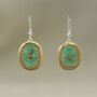 Emerald Reef Oval Drop Earrings, thumbnail 3 of 5