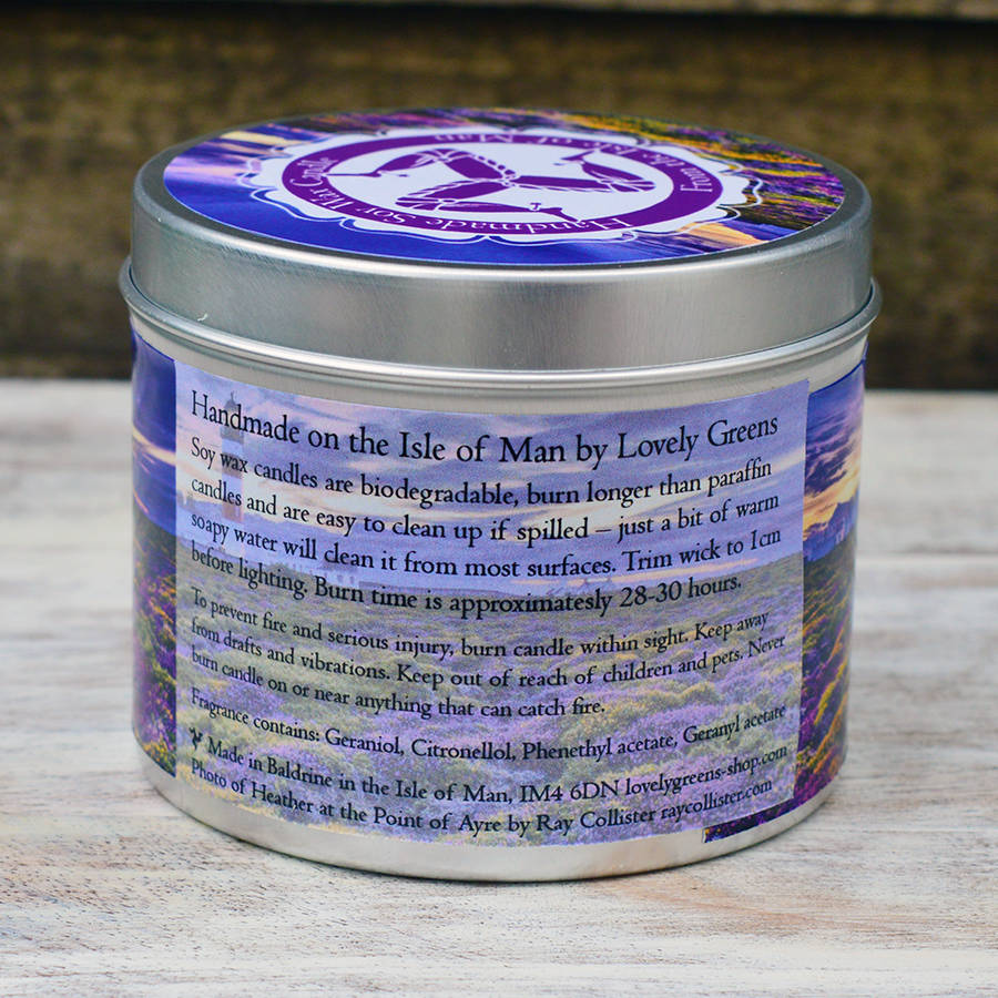 Island Heather Candle By Lovely Greens Handmade