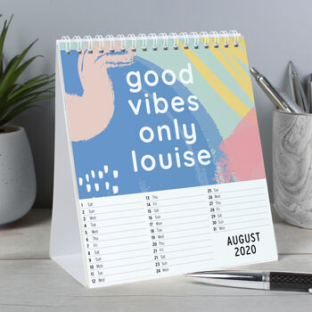 Personalised Positive Thinking Desk Calendar, 2 of 4