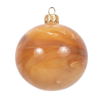 Christmas Molten Glass Bauble Tigris, 8cm, 2 of 2