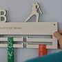 Cricketers Personalised Medal Hanger, thumbnail 4 of 5