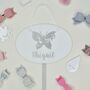 Personalised Butterfly Hair Bow Holder 15 Colours, thumbnail 6 of 9