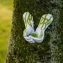 Garden Bird Feeder Hands Ornament Stone Grass Effect, thumbnail 4 of 12