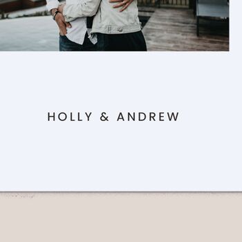 Personalised Photo Valentines Card Single Photo, 2 of 4