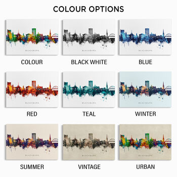 Blackburn Skyline Cityscape Art Print, 3 of 12