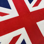 Union Jack Cushion Double Sided Soft Chenille Rectangular, thumbnail 2 of 12