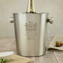 Personalised Home Ice Bucket, thumbnail 2 of 2