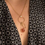 Astralis 14k Gold Filled Sunstone Necklace, thumbnail 4 of 6