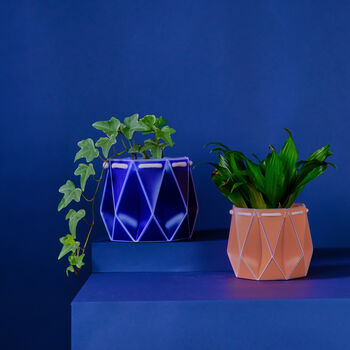 Origami Self Watering Eco Plant Pot: 15cm | Navy, 7 of 7