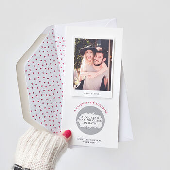 Personalised Photo Valentine’s Day Gift Reveal Scratch Card, 3 of 4
