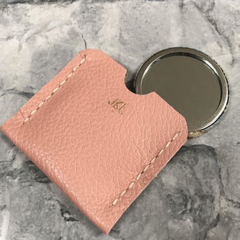 Leather Pocket Mirror Case, 6 of 7