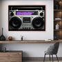 Custom Song Memory Anniversaty Boombox Music Gift For Him, thumbnail 1 of 9