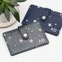 Personalised Star Leather Folding Card Holder, thumbnail 1 of 4