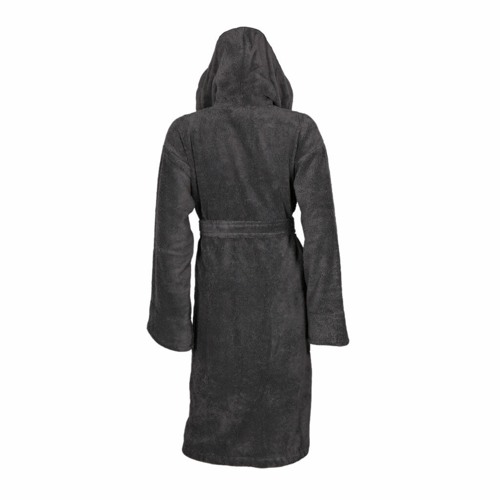 Personalised Luxury Terry Cotton Hooded Bathrobe By Duncan Stewart ...