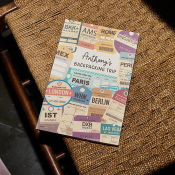 Personalised Ultimate Travel Journal | Choice Of Covers, 11 of 12