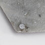 Engraved Crystal Disc Necklace, thumbnail 2 of 7