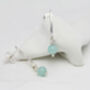 Aventurine Sterling Silver Earrings, thumbnail 4 of 6