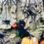 Spooky Spiderweb Fair Trade Handmade Halloween Felt, thumbnail 5 of 10