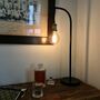 Black Industrial Table Desk Lamp Incl Vintage Bulb, thumbnail 4 of 5
