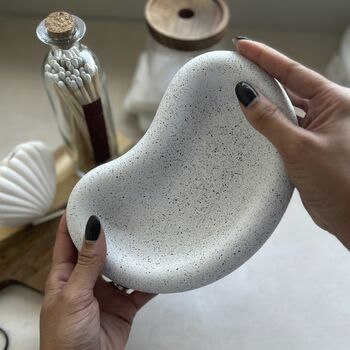 Stone Irregular Shape Minimalist Home Jewellery Tray, 2 of 5