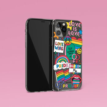 Love Is Love Lgbtq+ Pride Phone Case For iPhone, 5 of 9