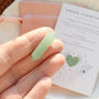 Green Aventurine Crystal Point For Prosperity And Luck, thumbnail 1 of 4