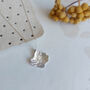 Hydrangea Pressed Flower Necklace Sterling Silver, thumbnail 4 of 10