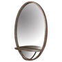 Rounded Wall Mirror With Shelf, thumbnail 2 of 6
