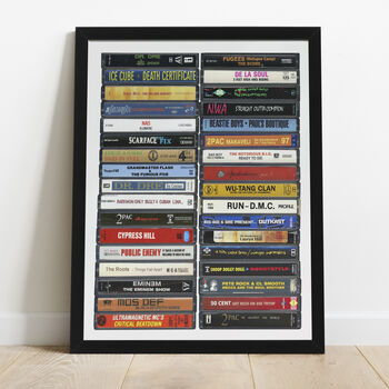 Hip Hop Music Poster, Personalised Hip Hop Gift, 4 of 9