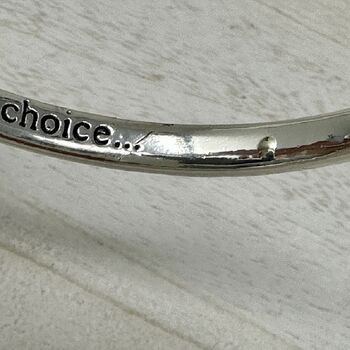 Mother And Son Message Bangle, 4 of 4