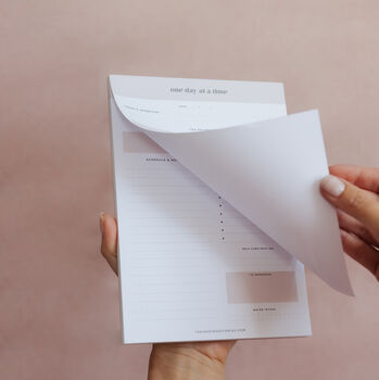 A5 Daily Notepad One Day At A Time, 2 of 8