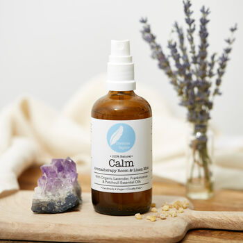 Calm Organic Aromatherapy Room + Linen Mist, 3 of 7