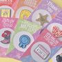 No Drama Club Pink Enamel Pin Badge, thumbnail 2 of 4