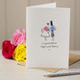 Personalised 'Button Wedding' Handmade Card, thumbnail 2 of 12