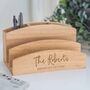 Personalised Wooden Family Letter Desk Organiser, thumbnail 1 of 2