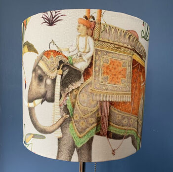 Indian Elephant Drum Lampshade, 2 of 7