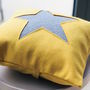 Vibrant Handmade Wool Cushion With Star, thumbnail 8 of 9