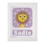 Personalised Childrens Lion Clock, thumbnail 6 of 10