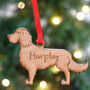 Personalised Springer Spaniel Wooden Dog Decoration, thumbnail 4 of 9