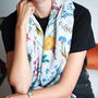 Vintage Wild Meadow Flowers Blossom Scarf, thumbnail 7 of 12