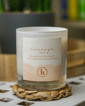 'Courage' A Woody, Sweet Scented Candle, 4 of 6