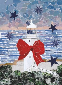 Lighthouse Christmas Card, 3 of 4