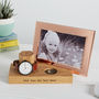 Personalised Bedside Watch Stand With Photo Frame, thumbnail 1 of 9