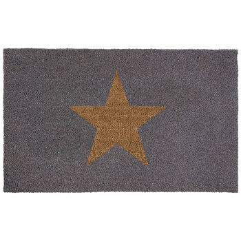 Printed Coir Doormat Invert Star, 2 of 2