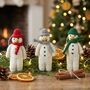 Handmade Felt Mr. Snowman Christmas Decoration, thumbnail 1 of 10