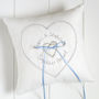 Personalised Wedding Ring Pillow, thumbnail 11 of 12