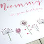 Personalised Mummy Or Nanny Birthday Card, thumbnail 2 of 2