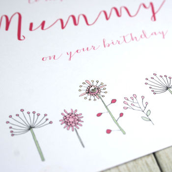 Personalised Mummy Or Nanny Birthday Card, 2 of 2