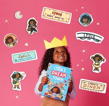 Personalised Sticker Book Create Your Character, 2 of 8